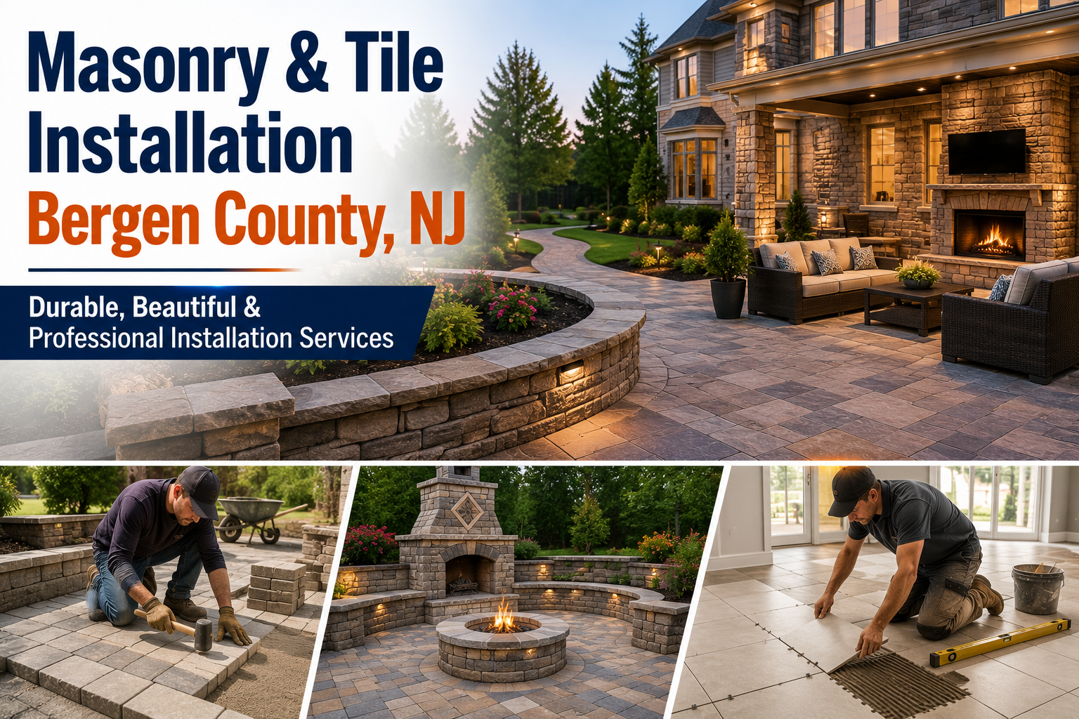 Masonry & Tile Installation Bergen County NJ